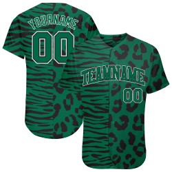 Stripe Authentic Jersey Leopard Design Custom Skin Baseball 3D Pattern Zebra